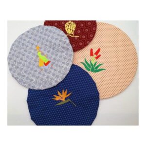 Bowl Covers Large with Embroidery