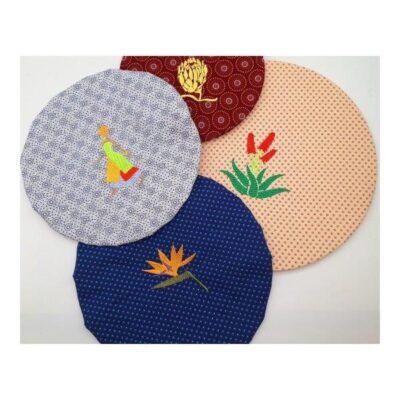 Bowl Covers Large with Embroidery