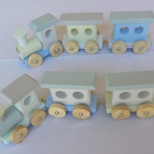 Beautiful Wooden, colorful toy train